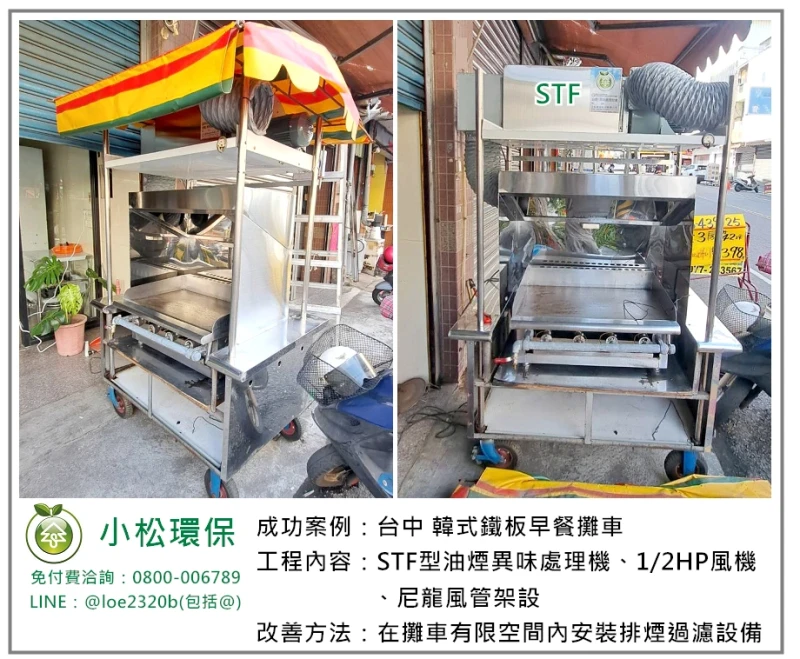 韓式鐵板早餐攤車
