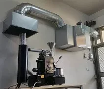 咖啡烘焙、咖啡簡餐_油煙機 安裝實例